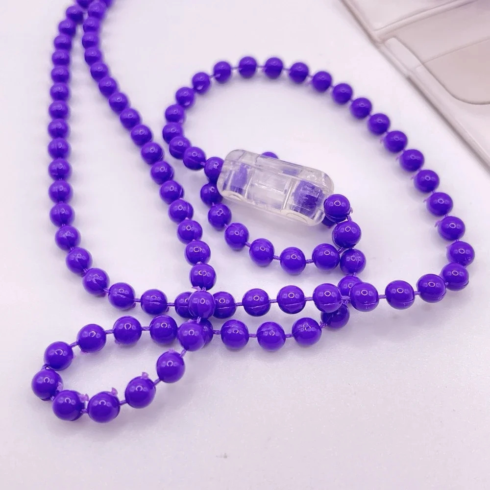 Vertical ID Badge Necklace Holder Vinyl‎ PURPLE Event Work LOT of 13